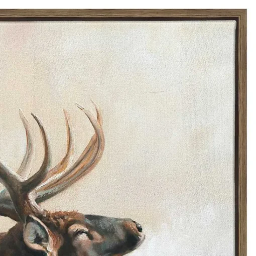 Kirklands Home Canvas Art|Wild Elk Framed Canvas Art Print