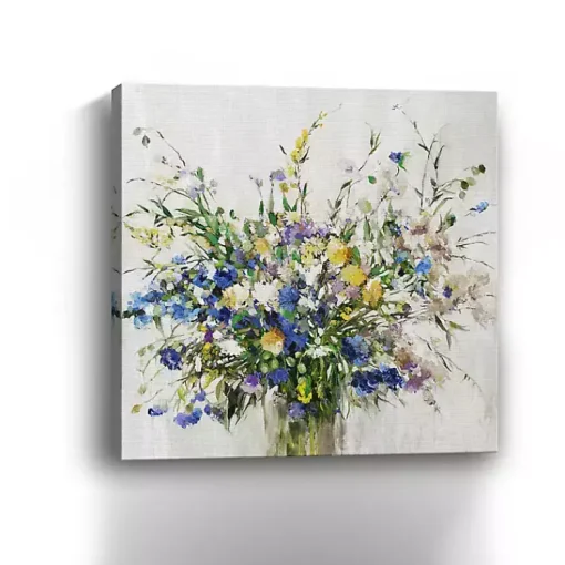 Kirklands Home Canvas Art|Wild Grown Bouquet Canvas Art Print, 40x40 in.