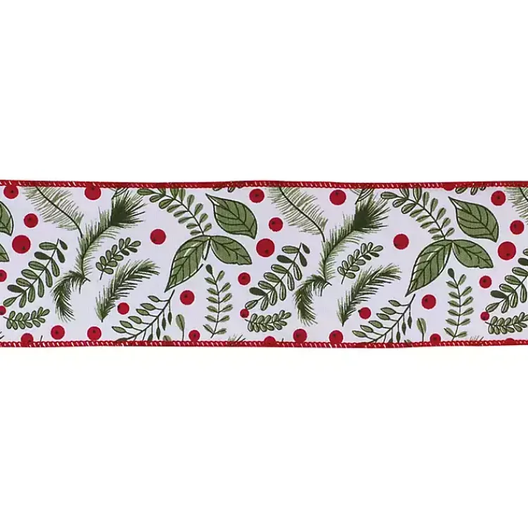 Hot Winter Foliage 10 yard Christmas Ribbon Christmas Decorations