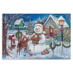 Clearance Winter Gathering Canvas Christmas Art Print Christmas Art & Wall Decor