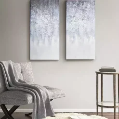 Kirklands Home Canvas Art|Winter Glaze Canvas Art Prints, Set of 2
