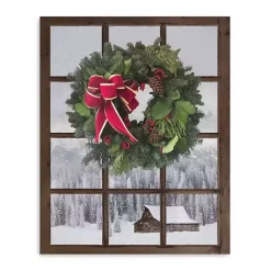 Online Winter Window Canvas Art Print Christmas Art & Wall Decor