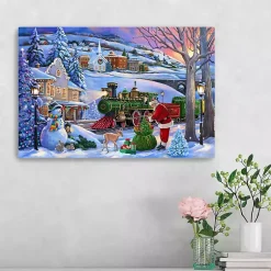 New Winter Wonderland Canvas Art Print, 16x24 Christmas Art & Wall Decor