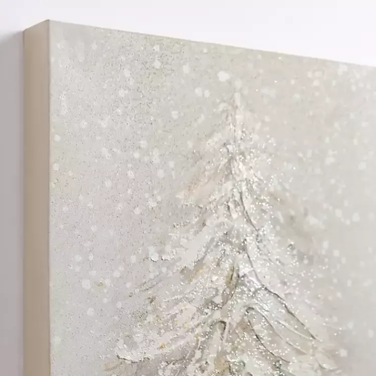 Hot Winter Wonderland Forest Canvas Art Print Christmas Art & Wall Decor