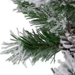 Clearance Wintergreen Flocked Pinecone Garland, 108 in. Arrangements & Greenery