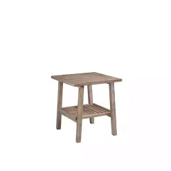 Kirklands Home Accent & End Tables|Wire Brushed Natural Accent Table Tan