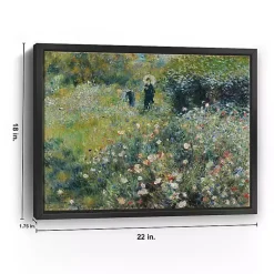 Kirklands Home Canvas Art|Woman with Parasol Garden Canvas Print, 22x18 in.