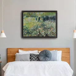 Kirklands Home Canvas Art|Woman with Parasol Garden Canvas Print, 42x32 in.