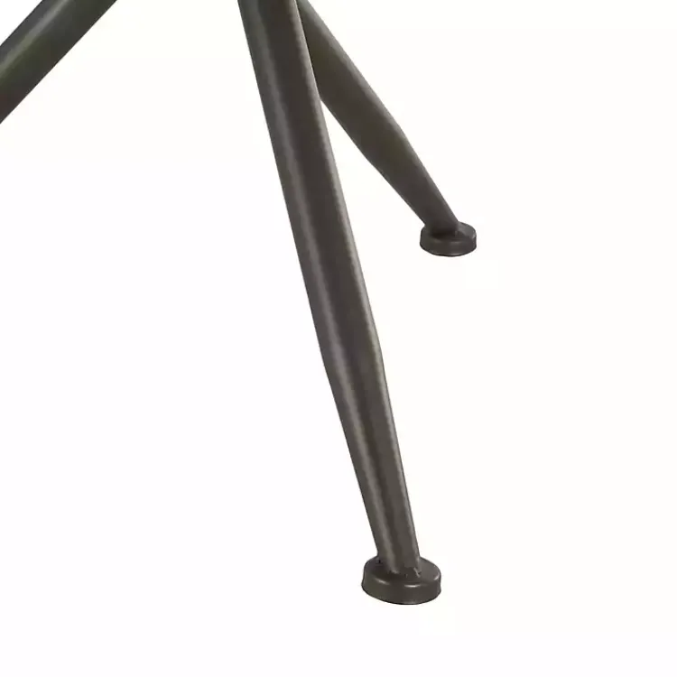 Kirklands Home Accent & End Tables|Wood and Glass Round Tripod Accent Table Brown