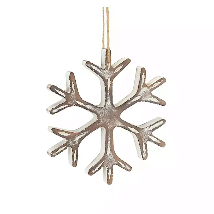 Online Wood Snowflake 12-pc. Christmas Ornament Set Christmas Ornaments