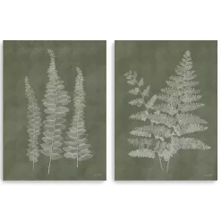 Kirklands Home Canvas Art|Woodland Ferns 2-pc. Canvas Art Print Set