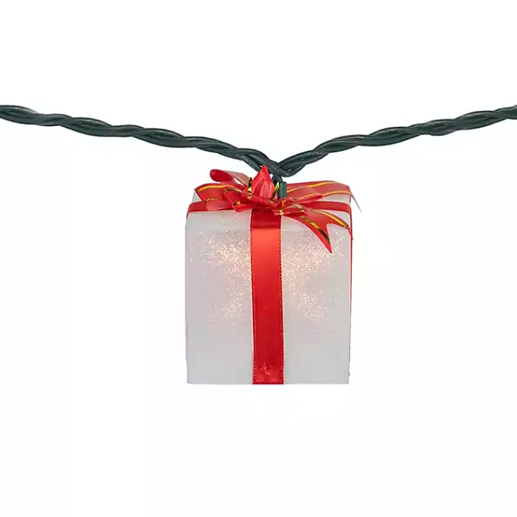 Discount Wrapped Christmas Gifts 10-pc. String Lights Christmas Tree Decorations