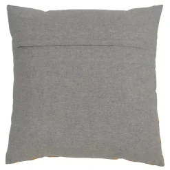 Clearance Yellow Crosshatch Stitch Cotton Throw Pillow Pillows