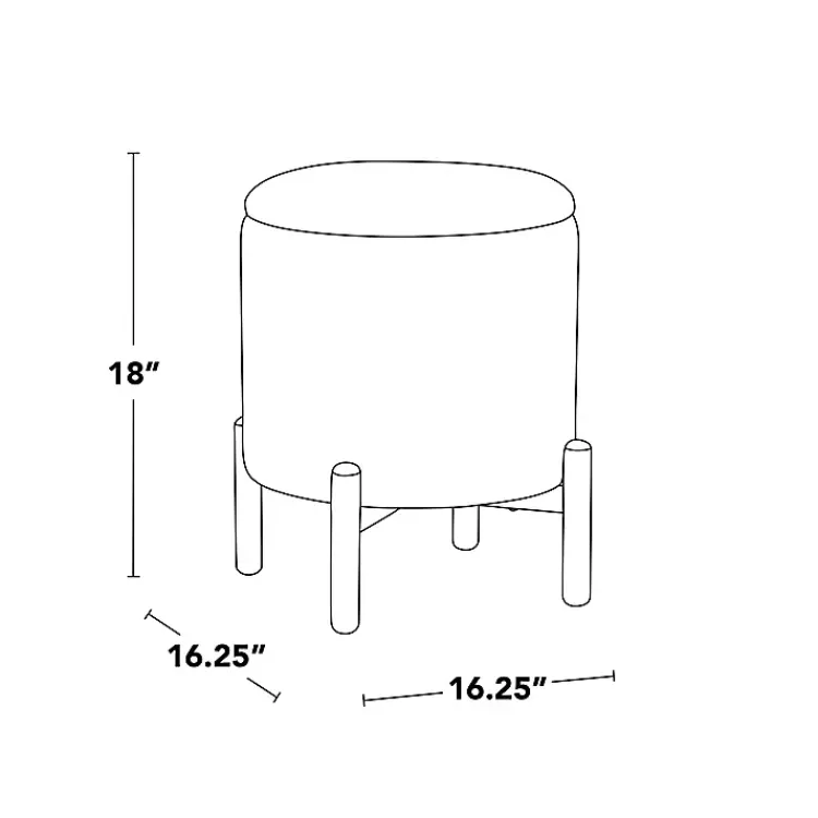 Kirklands Home Benches & Ottomans|Daniella Storage Ottoman Yellow
