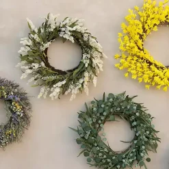 Outlet Forsythia Flowers Wreath Wreaths