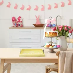 Outlet Hoppy Easter Wood Tray Easter Decorations