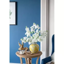 New Plum Blossoms Round Porcelain Vase, 9.1 in. Vases