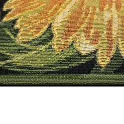 Kirklands Home Outdoor Rugs|Yellow Sunflower Indoor/Outdoor Runner, 1x4