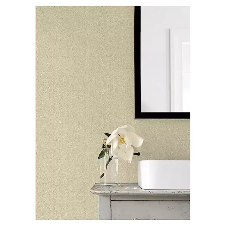 Kirklands Home Wall Murals & Wallpaper|Textured Cross Woven Peel & Stick Wallpaper Yellow
