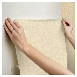 Kirklands Home Wall Murals & Wallpaper|Textured Cross Woven Peel & Stick Wallpaper Yellow