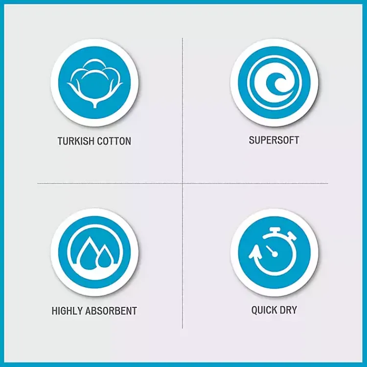 Kirklands Home Bath Towels|Turkish Cotton 6-pc. Towel Set Yellow