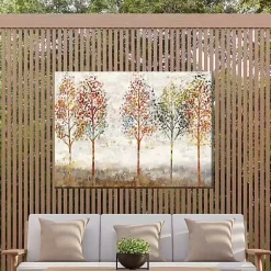Kirklands Home Outdoor Wall Decor|Young Forest Trees Outdoor Canvas Art Print