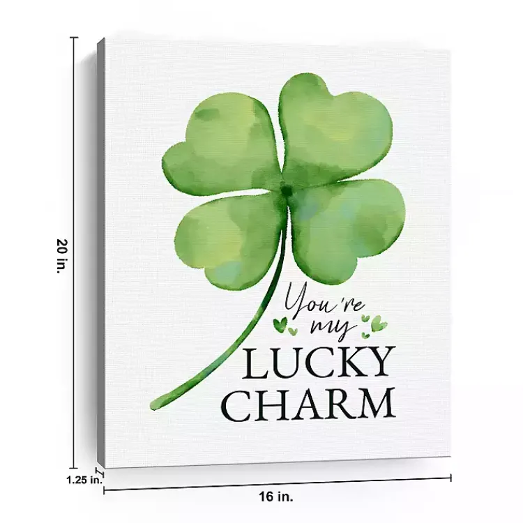 Hot You're My Lucky Charm Canvas Art Print St Patricks Day Decorations