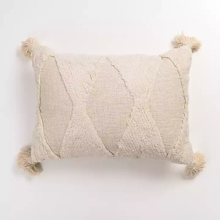 Clearance Zoey Diamond Tufted Lumbar Pillow Pillows