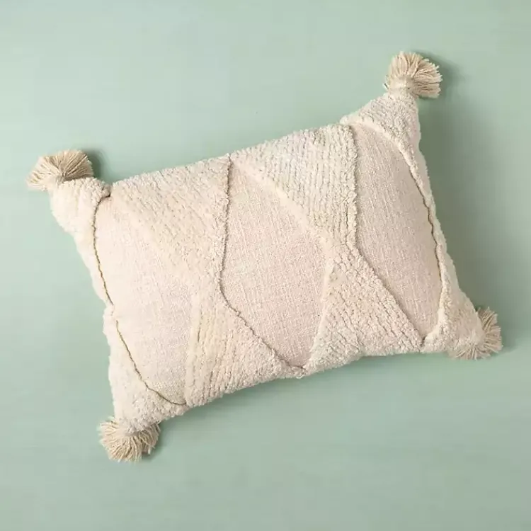 Clearance Zoey Diamond Tufted Lumbar Pillow Pillows